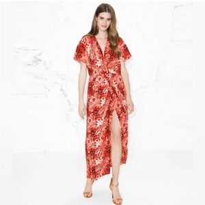 & Other Stories Maxi Faux Wrap Dress